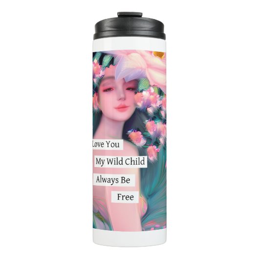 Liefde aan mijn wilde kind thermosbeker (Voorkant)