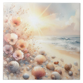 Liefde aan zee tegeltje