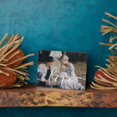 'Liefde' aangepaste familiefoto met eigen naam Fotoplaat (Zijkant)