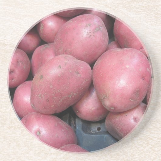 Liefde aardappelen zandsteen onderzetter (Voorkant)