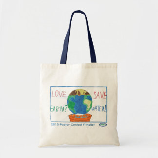 Liefde Aarde?  Bespaar water! Tote Bag