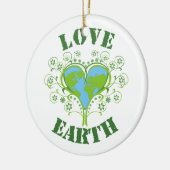 Liefde Aardedag Keramisch Ornament (Links)