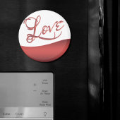 Liefde Abstract | Modern Casual handschrift Magneet