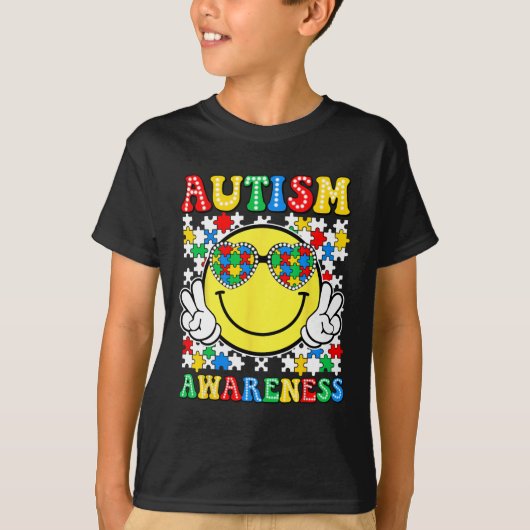 Liefde Accepteer Begrijp Autisme Bewustzijn Onders T-shirt (Voorkant)