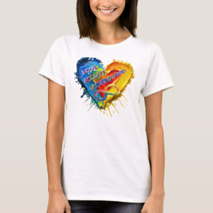 Liefde accepteren Autisme begrijpen T-shirt