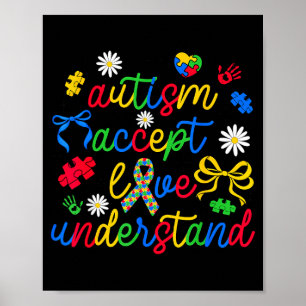 Liefde accepteren begrijpen autisme bewustzijn coq poster