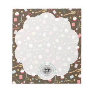 Liefde Accessoires grijs naaien Notitieblok