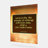 Liefde Acryl Bord (Hoek)