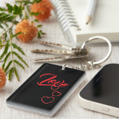 Liefde Acryl Sleutelhanger (Voorkant Rechts)