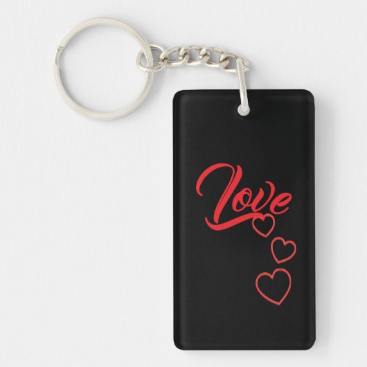 Liefde Acryl Sleutelhanger (Voorkant)