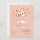 Liefde adoptie aankondiging/Partij Aankondiging (Voorkant)