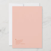 Liefde adoptie aankondiging/Partij Aankondiging (Achterkant)