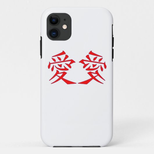 Liefde - Ai iphonehoesje van de Kalligrafie Case-Mate iPhone Case (Achterkant)