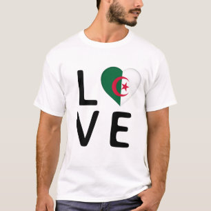 Liefde - Algerijnse vlag T-shirt