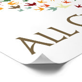 Liefde Alle creaties Poster (Hoek)