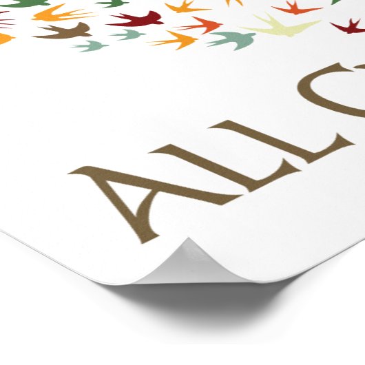 Liefde Alle creaties Poster (Hoek)