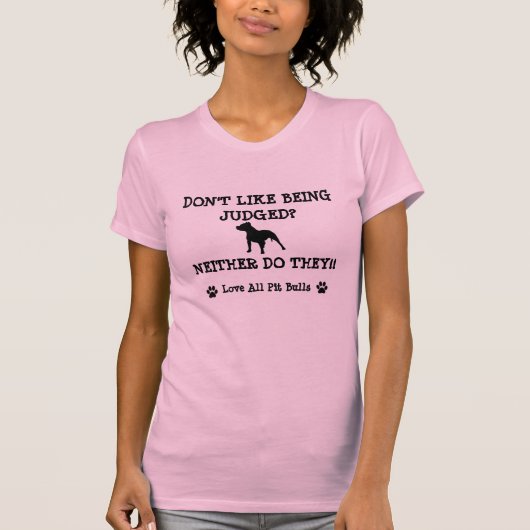 Liefde Alle Pit Bulls T-shirt (Voorkant)