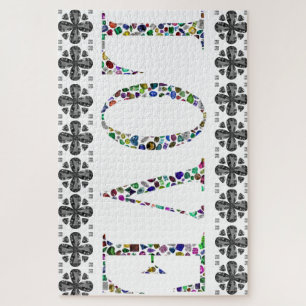 Liefde Alle stenen Alle kleuren Legpuzzel