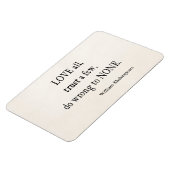 Liefde Alle vertrouwen Weinig verkeerd Geen Shakes Magneet (Linkerzijde)