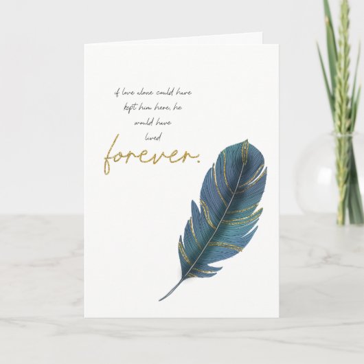 Liefde alleen sympathie verlies voor hem kaart (Voorkant)