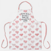 Liefde allemaal, vertrouw op een paar, doe verkeer schort (Voorkant)