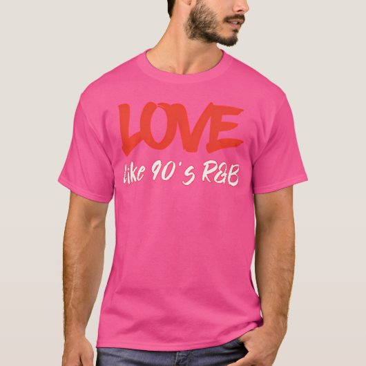 Liefde als 90's RB T-shirt (Voorkant)