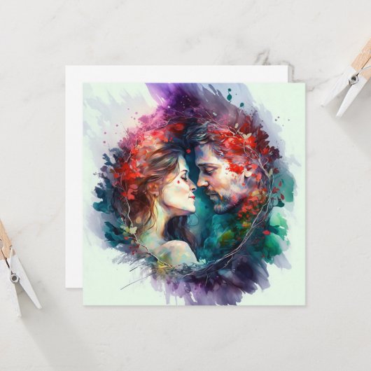 Liefde als Aarde Kaart (Voorkant / Achterkant in situ)