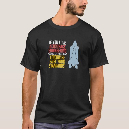 Liefde als Aerospace Engineering Rocket Engineer G T-shirt (Voorkant)