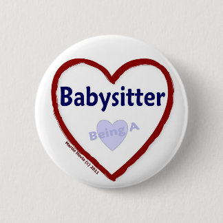 Liefde als Babysitter Ronde Button 5,7 Cm