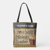 Liefde als bioloog | DIY-naam Tote Bag (Achterkant)