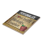 Liefde als bioloog tegeltje (Zijkant)