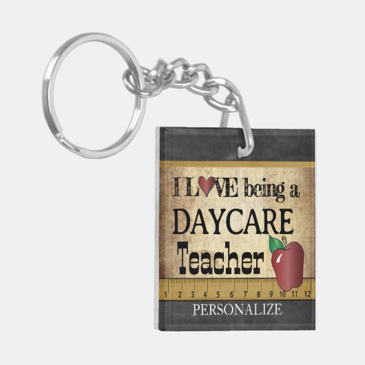 Liefde als dagleraar 2 sleutelhanger (Voorkant Links)