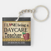 Liefde als dagleraar 2 sleutelhanger (Achterkant)