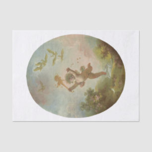 Liefde als dwaasheid van Jean-Honore Fragonard Tissuepapier