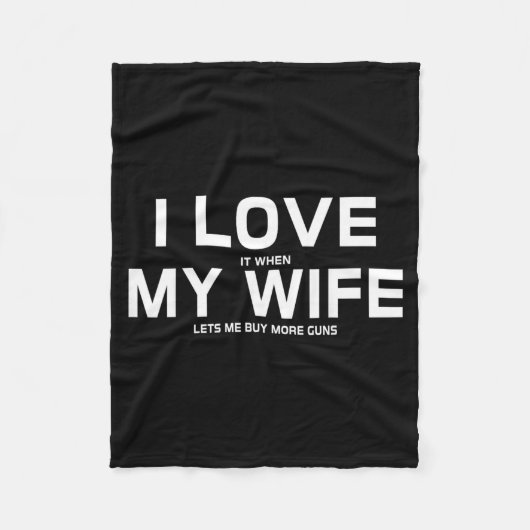Liefde Als Echtgenote Laat Kopen Meer Sshort Mouwe Fleece Deken (Voorkant)