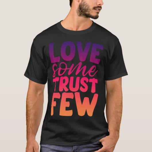 Liefde als een paar vertrouwenweeën t-shirt (Voorkant)