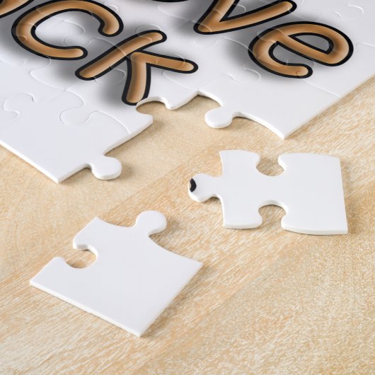 Liefde als een schotel legpuzzel (Zijkant)