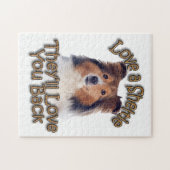 Liefde als een schotel legpuzzel (Horizontaal)