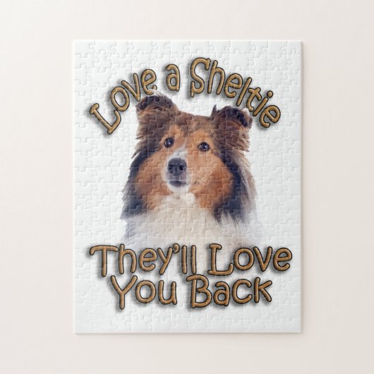 Liefde als een schotel legpuzzel (Verticaal)