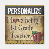 Liefde als eerste leerkracht magneet (Voorkant)