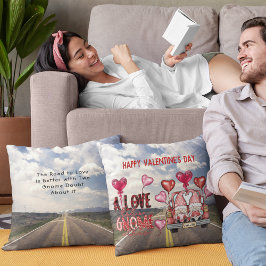 Liefde als Gnome andere gelukkige Valentijnsdag Kussen