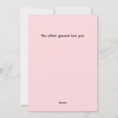 Liefde als gnoom andere Valentijnse Feestdagenkaart (Achterkant)