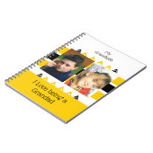 Liefde als grootvader voeg foto's wit toe notitieboek (Linkerzijde)