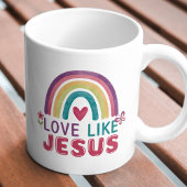 Liefde als Jesus, Geloofsgeïnspireerde koffie Mok