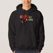Liefde als JESUS - Hart - Christelijk Hoodie (Voorkant)
