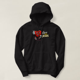 Liefde als JESUS - Hart - Christelijk Hoodie