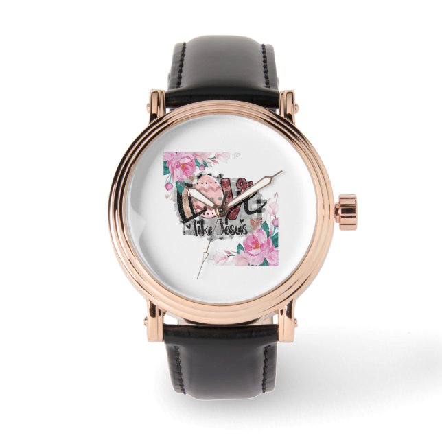 liefde als jesus horloge (Voorkant)