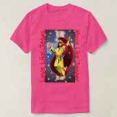 Liefde als Jezus Beweging als Jagger T-shirt (Design voorkant)