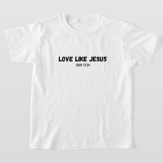 Liefde als Jezus Christelijk Kind Shirt (Laagn)