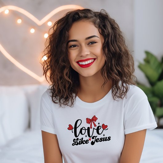 Liefde als Jezus, Christelijk T-shirt